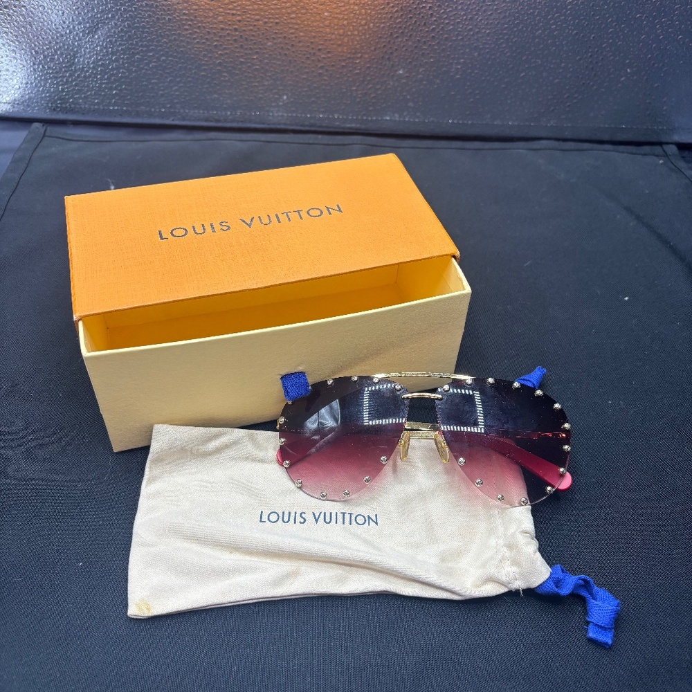 Louis Vuitton Studded Shield Sunglasses